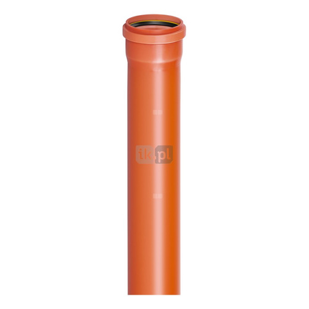 Rury z kielichem PP SN8 LITE z uszczelką DIN-LOCK KGEP 110x3,8/3000