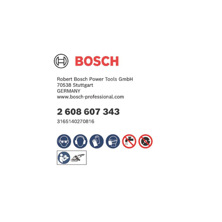 FLAP DISC BLUE METAL TOP PLASTIC 180X60