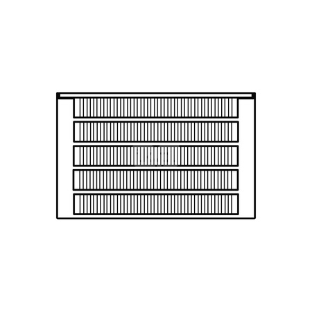 Konwektor Kermi Kon m. Str. Typ55 BH140x316x5200mm QN9339, weiß, 6bar, m. Abd., AB Uni.