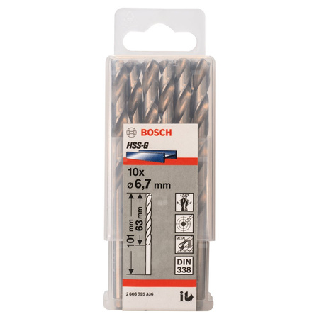 WIERTŁO STAND. HSS-G 135 '6,7/63MM