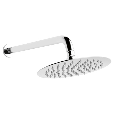 Zestaw natryskowy z deszczownią 200 mm slim, chrom