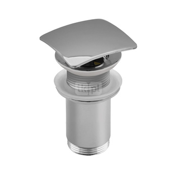 Zestaw odpływowy do umywalki PERFEXIM SPMWK00K chromowany 2 3/4'', przycisk kwadratowy wypukły