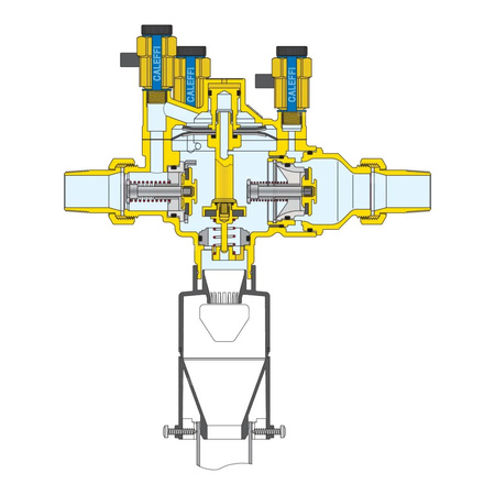 Izolator przepływów zwrotnych ze strefą obniżonego ciśnienia z możliwością nadzoru.  3/4" - Typu BA