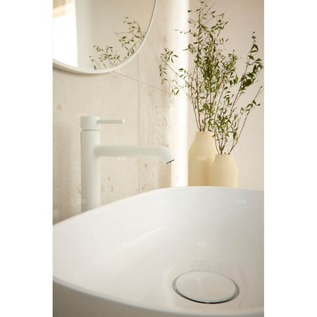 MOZA MINI WHITE bateria umywalkowa nablatowa