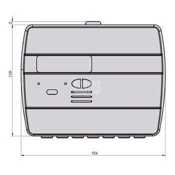 Ciepłomierz ultradźwiękowy rozdzielny z wewnętrznym Modułem M-BUS, typu HYDROSONIS UP DN 100 Qp=60 m3/h, Tmax: 130st.C, L=360 mm