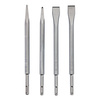 Zestaw dłut SDS plus, 4 szt. 4pcs SDS plus chisel set: 2 pointed chisels 250mm, 2 flat chisels 250mm