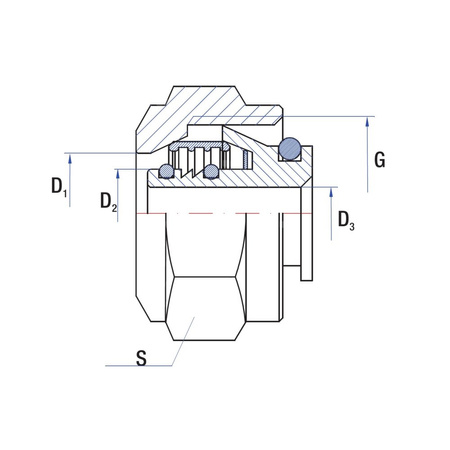 Złącze dwójnik proste RUMET zaciskowe Mosiądz 3/4'' x 20 mm x 2