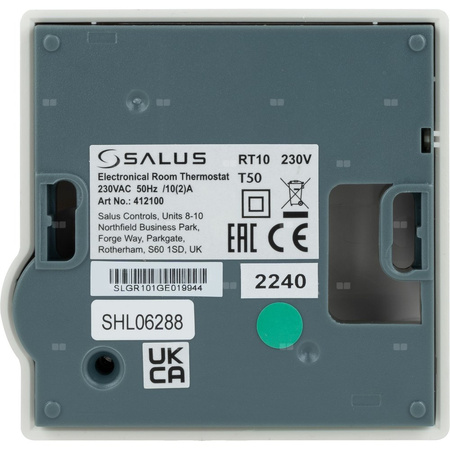 Regulator temperatury SALUS RT10, montaż natynkowy