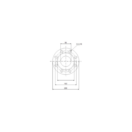 Przeciwkołnierz CR 45 DN80 PN40