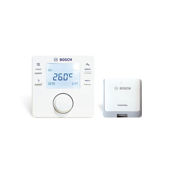 KCR 110 RF zestaw bezprzewodowego regulatora CR110RF i modułu Control-Key K10RF do komunikacji radiowej (868 MHz) między kotłem a CR110RF