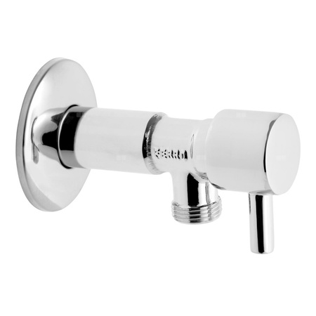 Zawór wodny FERRO Kątowy z głowicą ceramiczną GZ 1/2'' x GZ 3/4''