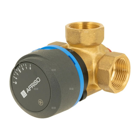 Zawór obrotowy trójdrogowy AFRISO ARV 382 Vario ProClick, mieszający, Siłownik elektryczny ARM 343, DN 20