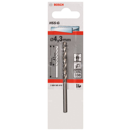 WIERTŁO STAND. HSS-G 135 '4,3/47MM