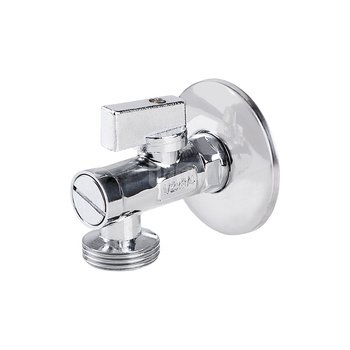 Zawór kulowy PERFEXIM PHA-012 mosiądz chromowany, PN16 1/2'' x 3/8'' GZ, uchwyt: dźwignia