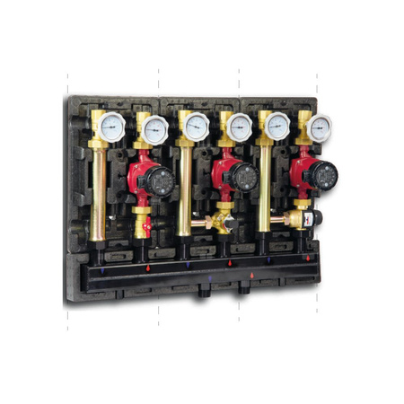 PHA-1006 grupa pompowa z zaworem termostatycznym 22-43 C, bez pompy