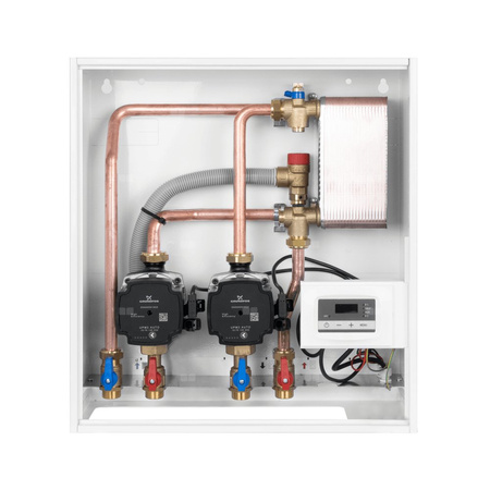 Grupa pompowa AFRISO PrimoBox AHB 620 GZ x GW 3/4'' x 3/4'', z izolacją, z pompą obiegową 2x Grunfos UPM3 Auto