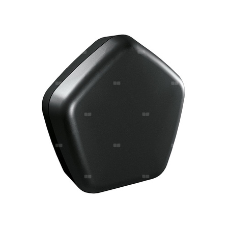 Bezprzewodowy czujnik temperatury otoczenia Sensor PRO z możliwością podłączenia kotła, czarny