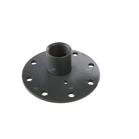 Pokrywa flanszy fi 180 mm z mufą 6/4" - stalowa