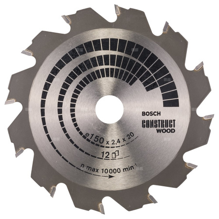 Tarcza pilarska Construct Wood PIŁA TARCZ.-H CONS W. 150X2.4X20/16Z12