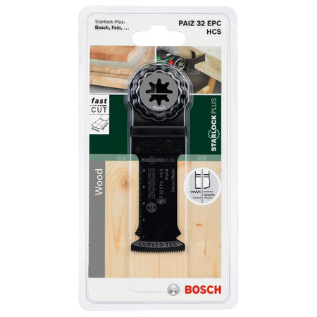 Brzeszczot HCS do cięcia wgłębnego StarlockPlus PAIZ 32 EPC, Wood 60 x 32 mm