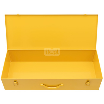 Stahlblechkasten RAL 1004 680x260x150, Karton gelb