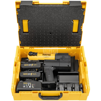 REMS Akku-Press E 22V ACC Basic-Pack L-Boxx +Aku. 2,5 Ah