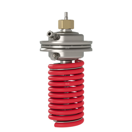 Regulator upustowy ciśnienia AFA, PN 25, 0.50 bar - 2.50 bar, 80 cm², Żółty
