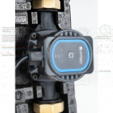 Grupa pompowa AFRISO PrimoTherm K 180-1 DN 25 AP GZ x GW 1 1/2'' x 1'', z izolacją, z pompą obiegową AFRISO APH 361 25-7/180 mm