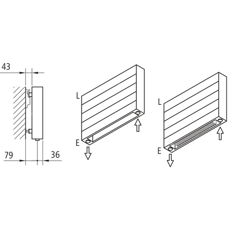 Grzejnik płytowy typ 21 KERMI V-HHV QN4292(R), z osłoną wym. 420 x 4000 mm, kolor biały, moc 4292 W