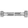 Wąż przyłączeniowy elastyczny FERRO z oplotem (stal), GW x GW, 3/8'' x 3/8'', długość 20 mm