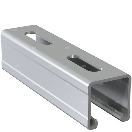 Szyna montażowa NICZUK SZMF, gr. 2 mm, dł. 3000 mm, stal nierdzewna (ocynk galwaniczny)