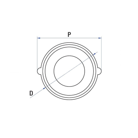 Mufa redukcja RUMET mosiądz 1'' x 1/2'' (GW), 33 mm