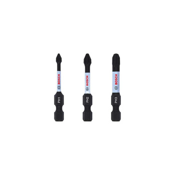 BIT IMPACT 50MM 3XPH1,PH2,PH3