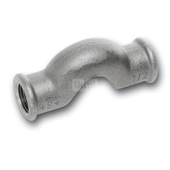 Obejście SANHA 85#, żeliwo (ocynk), 1/2'' (GW)