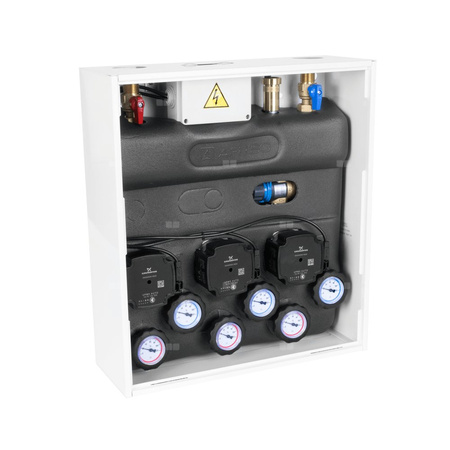 Grupa pompowa AFRISO PrimoBox AZB 301 GZ x GW 3/4'' x 3/4'', z zaworem termostatycznym, z izolacją
