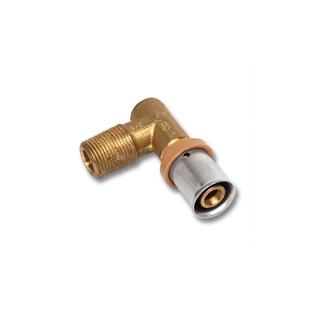 Kolano 90' SANHA 3fit Press dwuczęściowy, mosiądz, 20 mm x 1/2'' (zw x GZ)