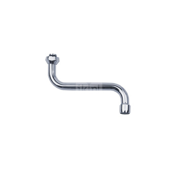 Wylewka do armatury sanitarnej typ S 18 mm 3/4'' KFA Armatura dolna, blister długość 160 mm mosiądz chrom