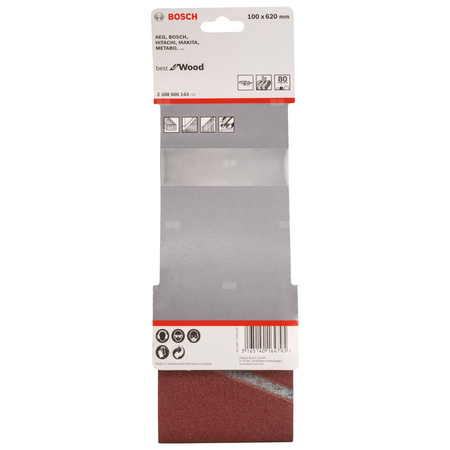 PAS BEZK. 100X620 BEST F/WOOD P80
