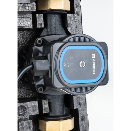 Grupa pompowa AFRISO PrimoTherm K 180-1 DN 25 AP GZ x GW 1 1/2'' x 1'', z izolacją, z pompą obiegową AFRISO APH 361 25-7/180 mm