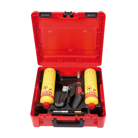 Pojemnik z gazem do lutowania twardego SUPER FIRE 4 HOT BOX, 7/16"-EU, wersja C, MAPP Gas 2018