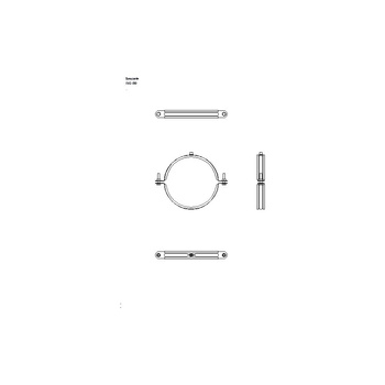 Obejma mocująca NICZUK UWG 200 mm (ocynk galwaniczny)