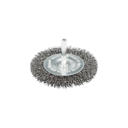 Druciane szczotki tarczowe do wiertarek drut falisty, 50 mm