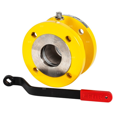 Zawór kulowy do gazu, kołnierz DN40, PN16