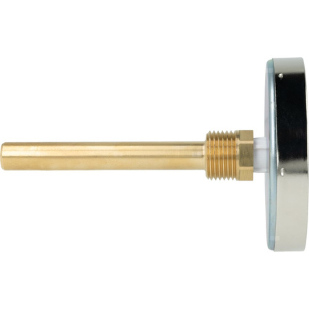 Termometr bimetaliczny AFRISO BiTh fi 80 mm 0…120'C tuleja 100 mm połączenie ax