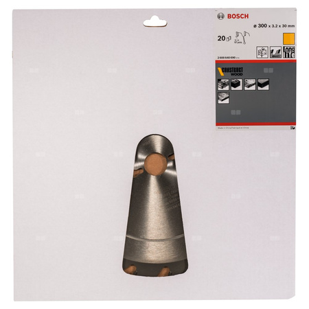 Tarcza pilarska Construct Wood PIŁA TARCZ.-T CONS W. TOP 300X3.2X30Z20