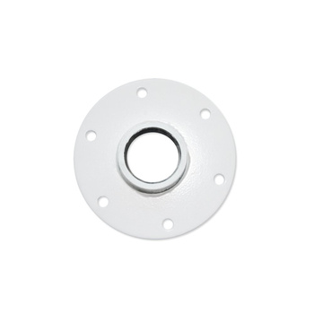 Pokrywa flanszy metalowa 125 mm z mufą 5/4" - 6 otworów