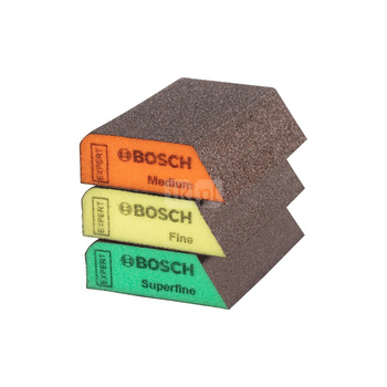 GĄBKA SZLIF EXPERT COM,KOSTKA,SET,3X
