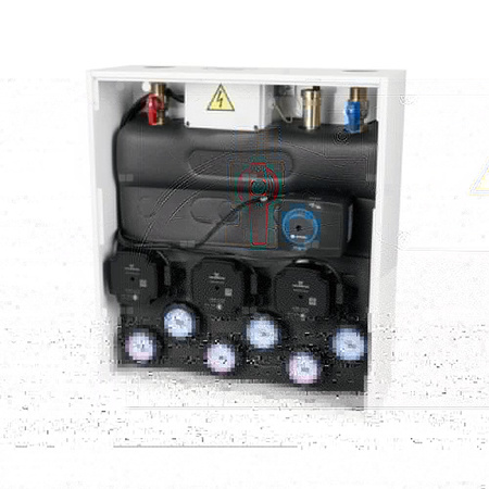 Grupa pompowa AFRISO PrimoBox AZB 305 GZ x GW 3/4'' x 3/4'', z izolacją, z siłownikiem arm 141