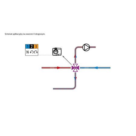 Siłownik elektryczny ARM 323 ProClick, 3-pkt., 230 V AC, 60 s, 6 Nm