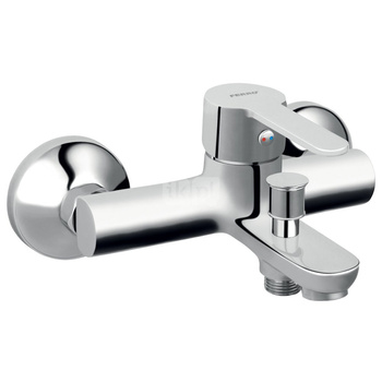 Bateria wannowa ścienna FERRO SAVIO, kolor chrom